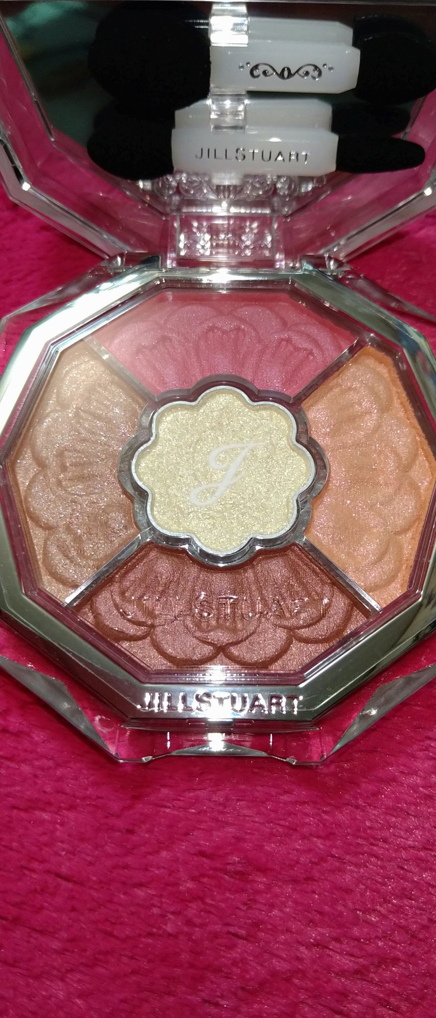 ジルスチュアート ブルームクチュール アイズ　ジュエルドブーケ 06 dahlia citrine(限定)/JILL STUART/アイシャドウパレットを使ったクチコミ（1枚目）