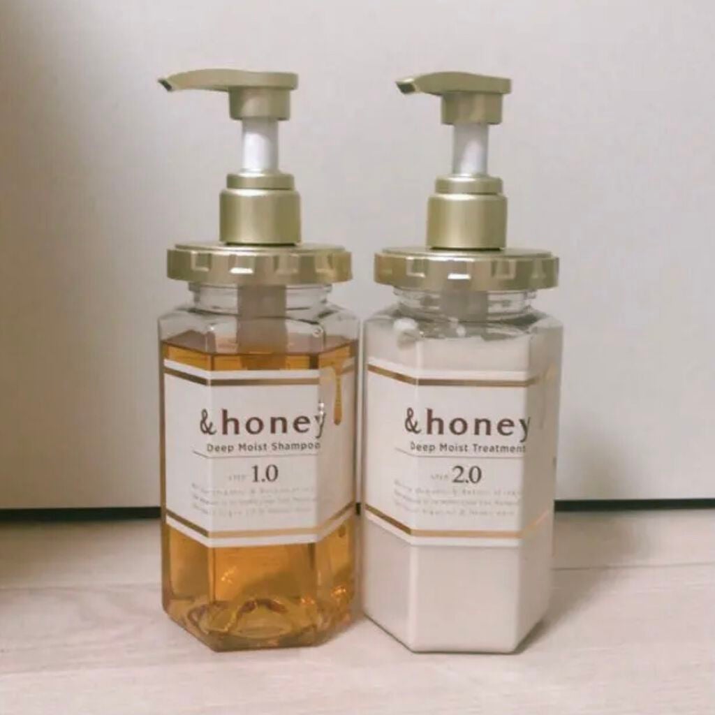 ディープモイスト シャンプー1.0/ヘアトリートメント2.0/&honey/市販シャンプーを使ったクチコミ(1枚目)
