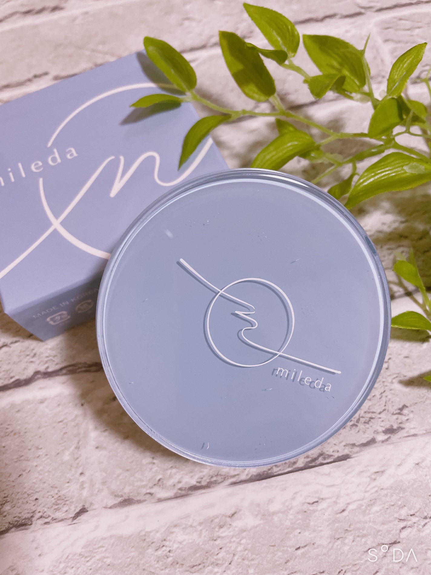 スムースフィットファンデーション/mileda/パウダーファンデーションを使ったクチコミ(1枚目)