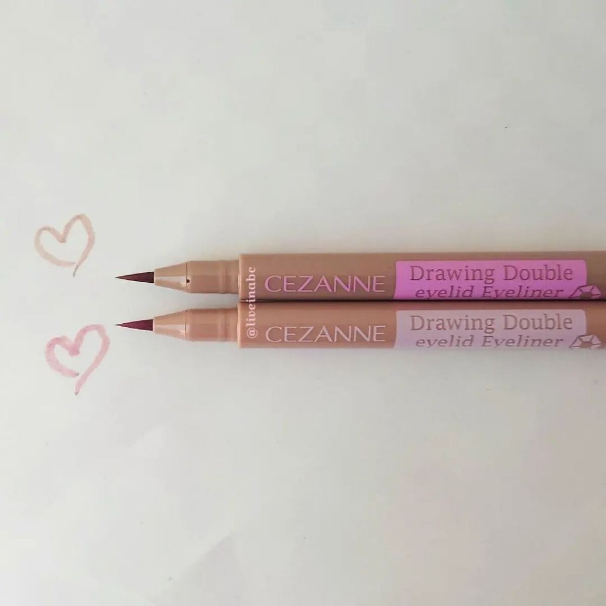 描くふたえアイライナー/CEZANNE/リキッドアイライナーを使ったクチコミ（3枚目）