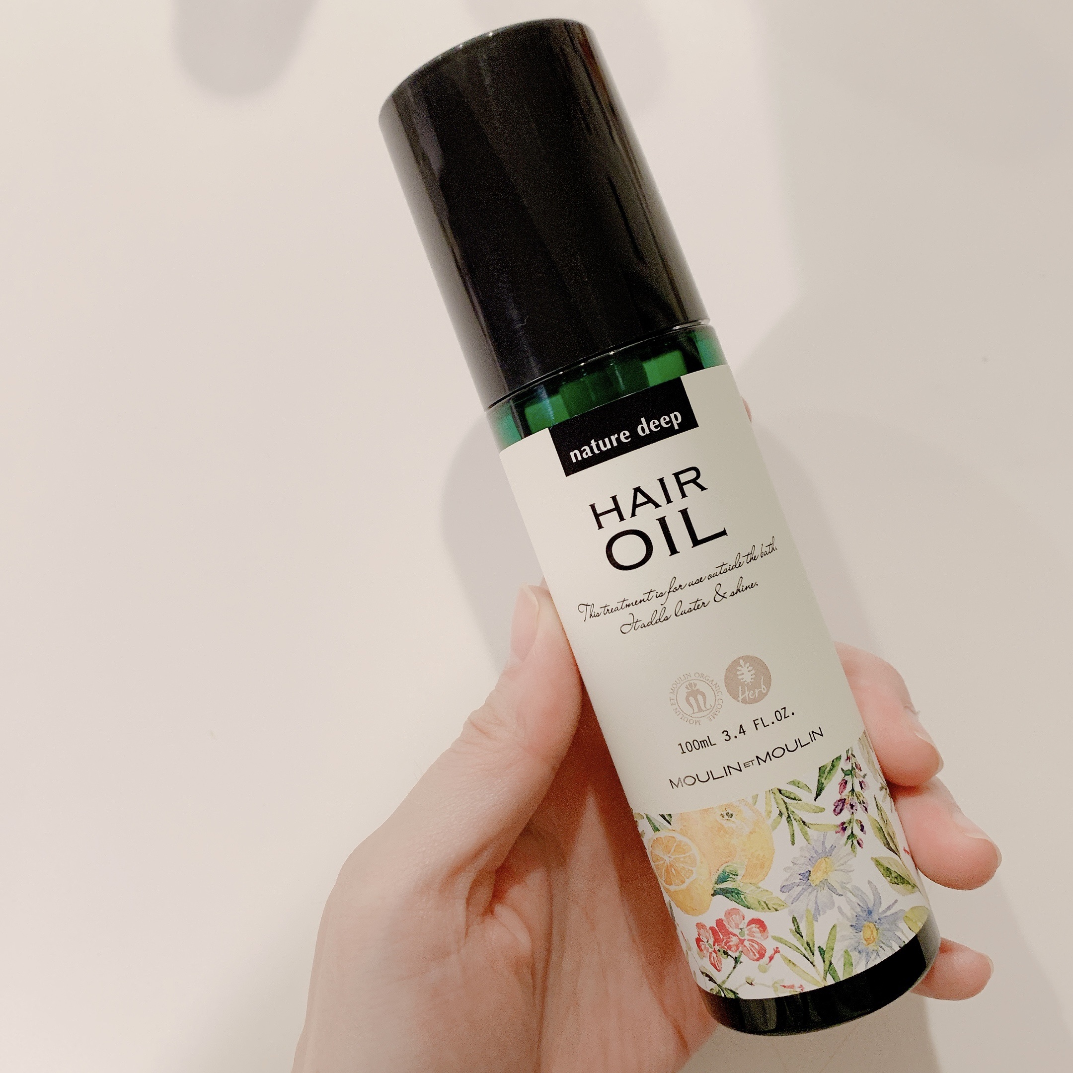 ツヤ髪オイル/ネイチャーディープ /ヘアオイルを使ったクチコミ（2枚目）