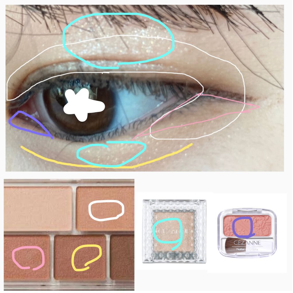 パーフェクトマルチアイズ/キャンメイク/アイシャドウパレットを使ったクチコミ（2枚目）