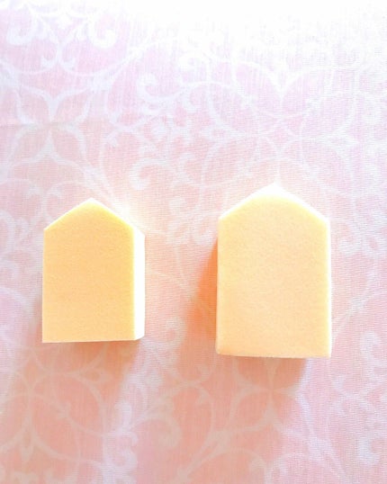 ぷっくりパフ ハウス型2P/セリア/パフ・スポンジを使ったクチコミ(2枚目)
