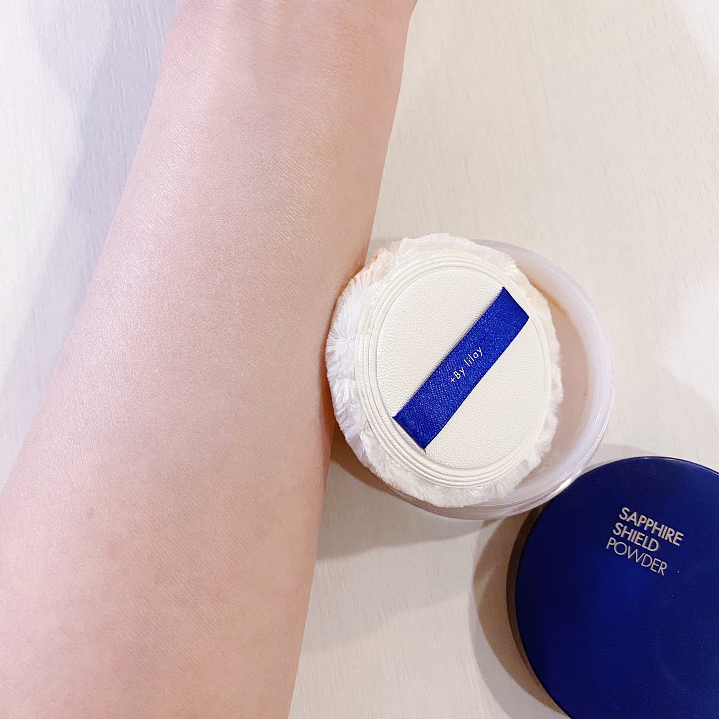 +By lilay サファイアシールドパウダー/LILAY/ルースパウダーを使ったクチコミ(4枚目)