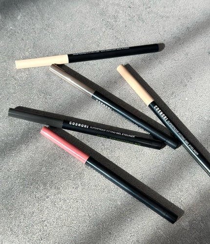 スーパープルーフ フィッティング ジェルアイライナー/COSNORI/ジェルアイライナーを使ったクチコミ(5枚目)