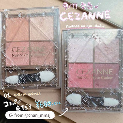 ニュアンスオンアイシャドウ/CEZANNE/アイシャドウパレットを使ったクチコミ(1枚目)
