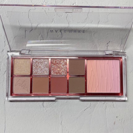 ミックスブラーリングアイパレット/wakemake/マルチパレットを使ったクチコミ(3枚目)