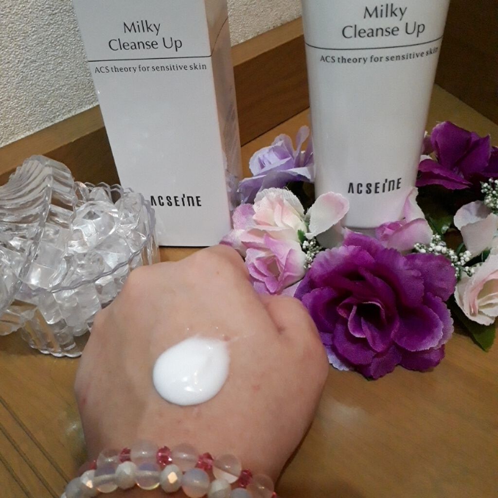 ミルキィ クレンズアップ/ACSEINE/ミルククレンジングを使ったクチコミ(2枚目)