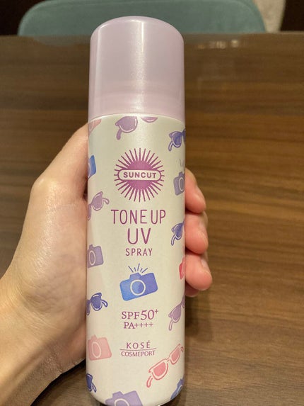 トーンアップUV スプレー/サンカット®/日焼け止め・UVケアを使ったクチコミ(1枚目)