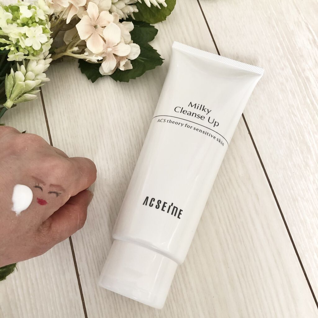 ミルキィ クレンズアップ/ACSEINE/ミルククレンジングを使ったクチコミ（2枚目）