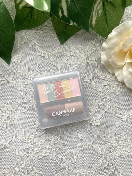 パステルヴェールコンシーラー/キャンメイク/パレットコンシーラーを使ったクチコミ(2枚目)