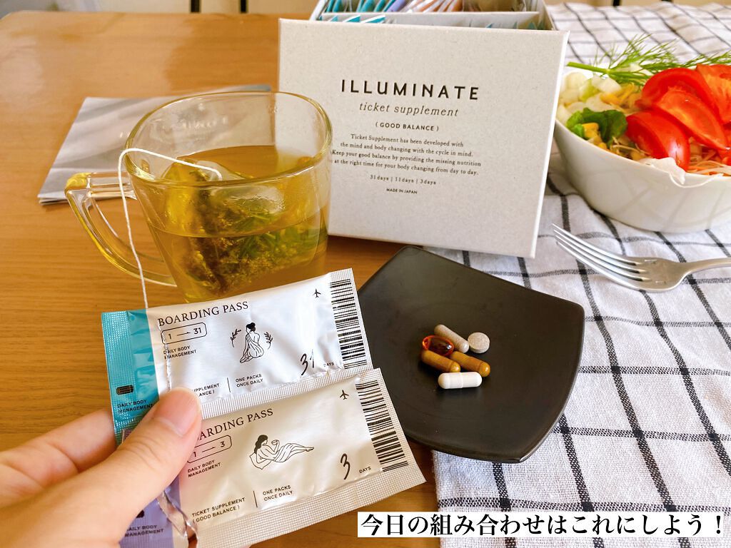 チケットサプリ/ILLUMINATE/健康サプリメントを使ったクチコミ(6枚目)