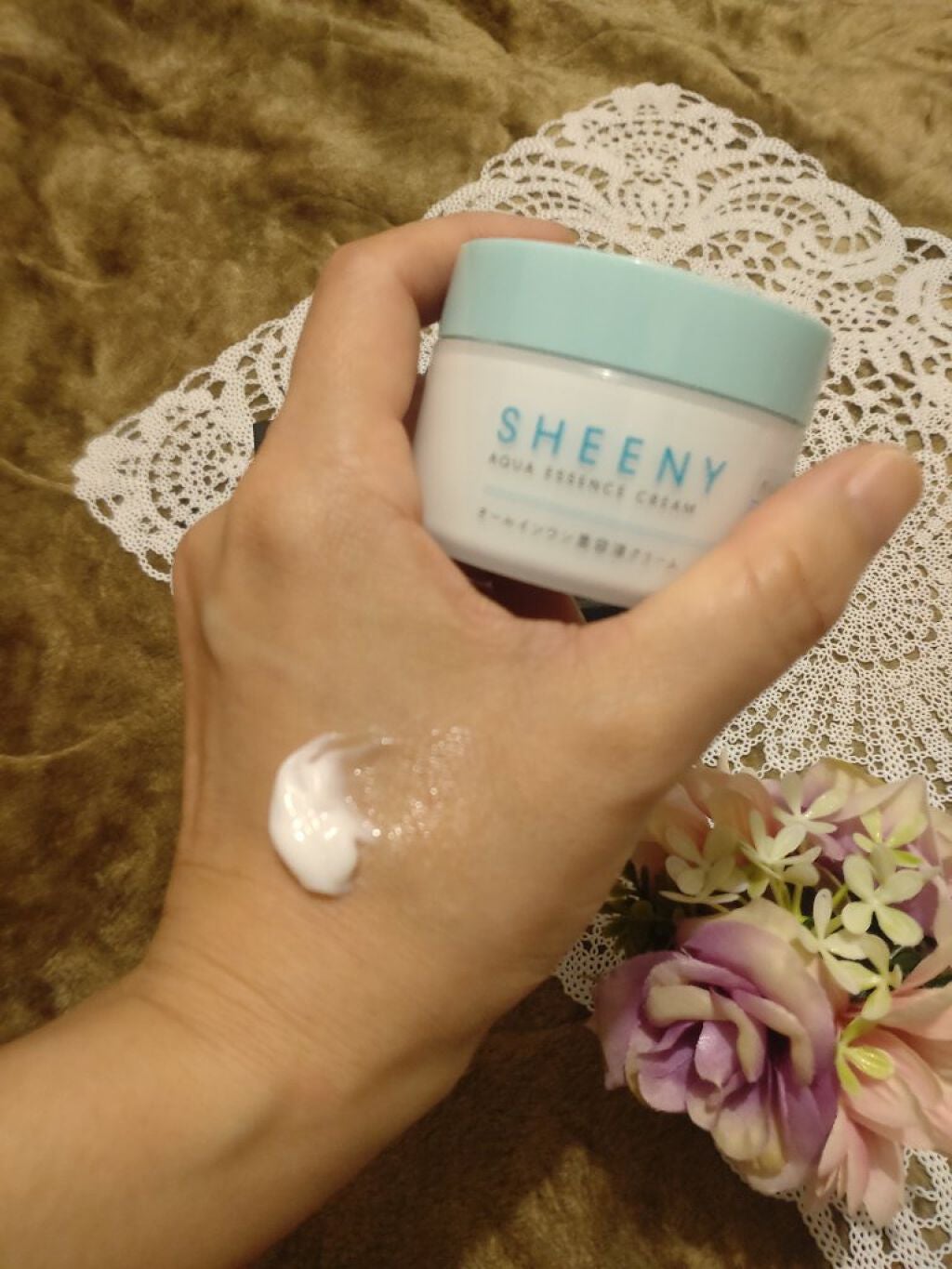アクアエッセンスクリーム/SHEENY/フェイスクリームを使ったクチコミ(5枚目)