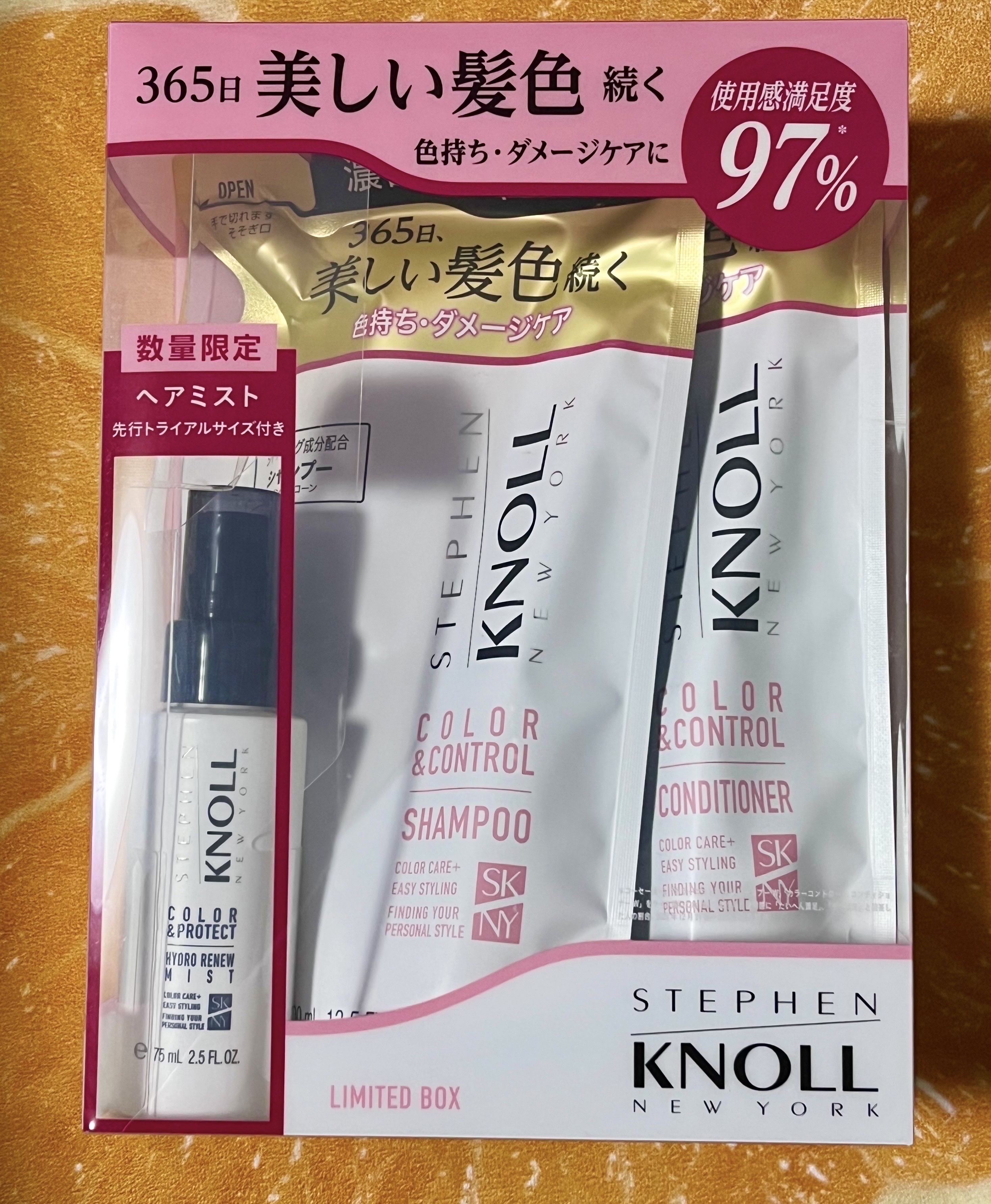 カラーコントロール シャンプー W/コンディショナー W 詰め替え 限定セットN/スティーブンノル ニューヨーク/市販シャンプーを使ったクチコミ（1枚目）