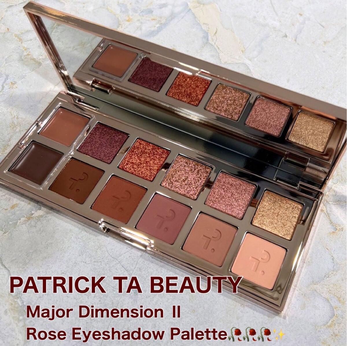 Major Dimension Ⅱ Rose Eyeshadow Palette/Patrick Ta/アイシャドウパレットを使ったクチコミ(1枚目)