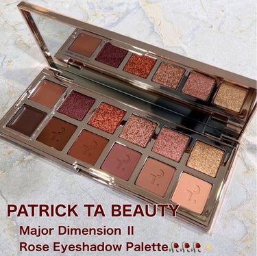 Major Dimension Ⅱ Rose Eyeshadow Palette/Patrick Ta/アイシャドウパレットを使ったクチコミ（1枚目）