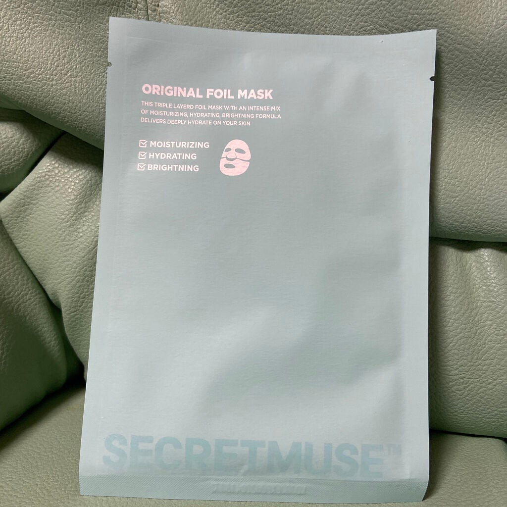 シークレットミューズ オリジナルフォイルマスク/SECRET MUSE/シートマスク・パックを使ったクチコミ(1枚目)