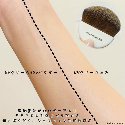 ミネラルUVパウダーS クールコンフォート/ONLY MINERALS/プレストパウダーを使ったクチコミ(7枚目)