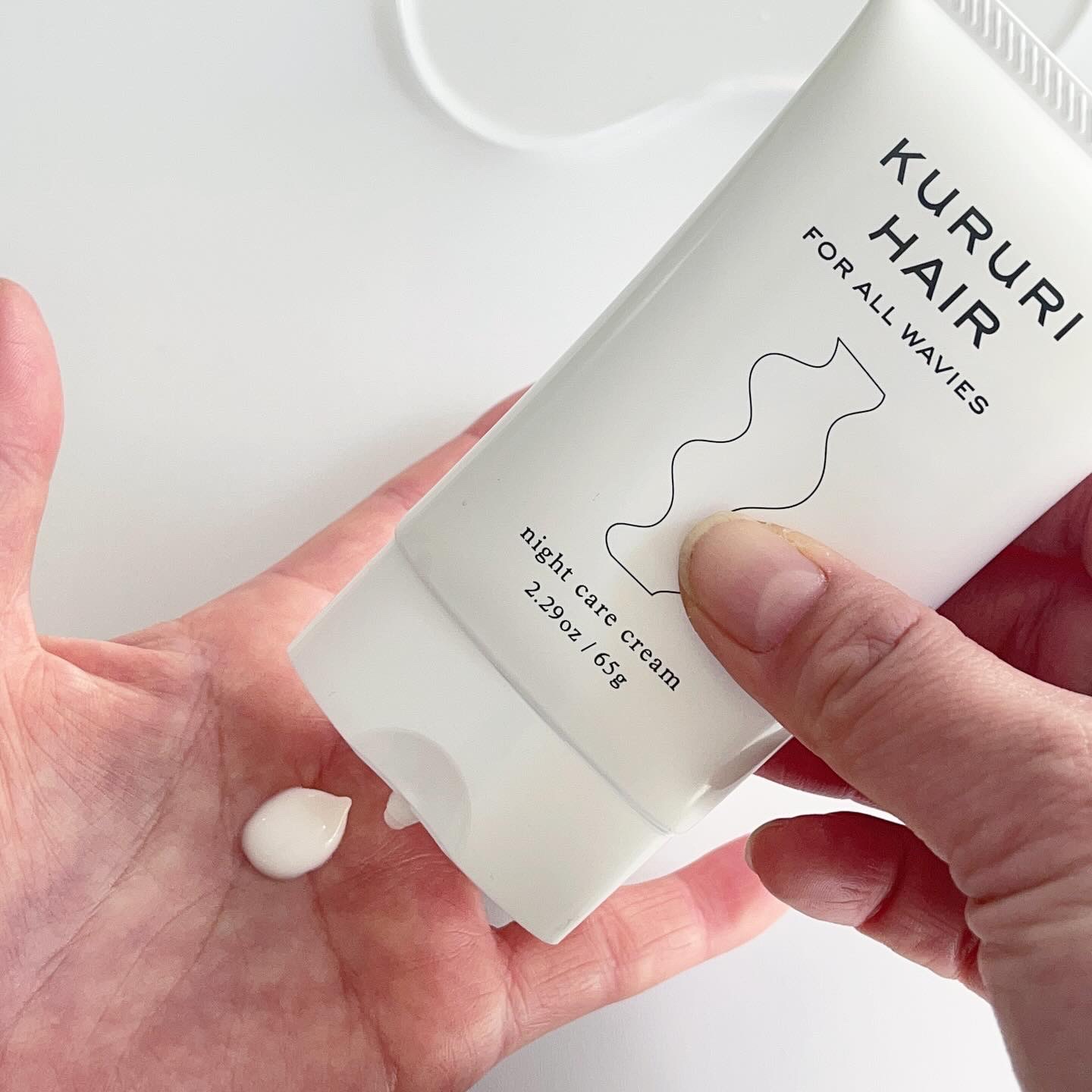 ナイトケアクリーム/KURURI HAIR/ヘアミルクを使ったクチコミ（2枚目）