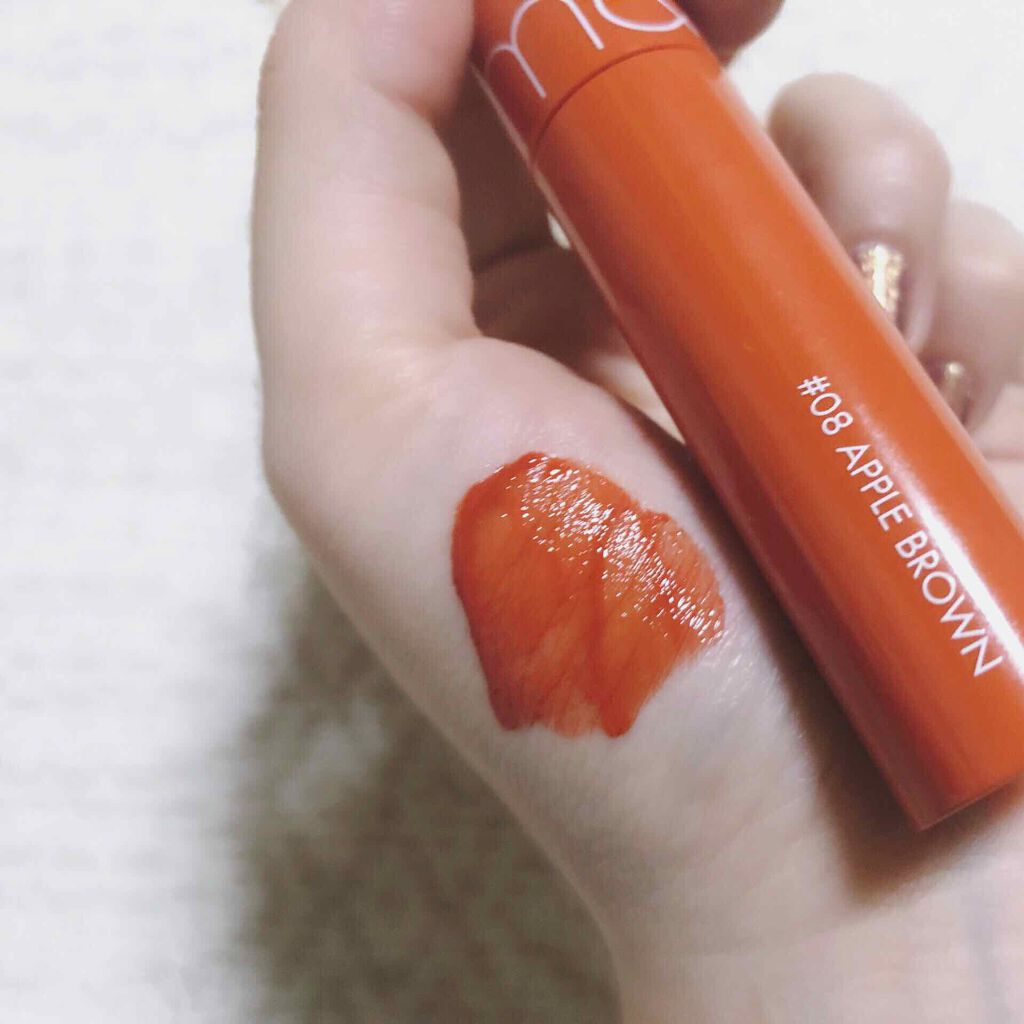 ジューシーラスティングティント/rom&nd/リップティントを使ったクチコミ(1枚目)