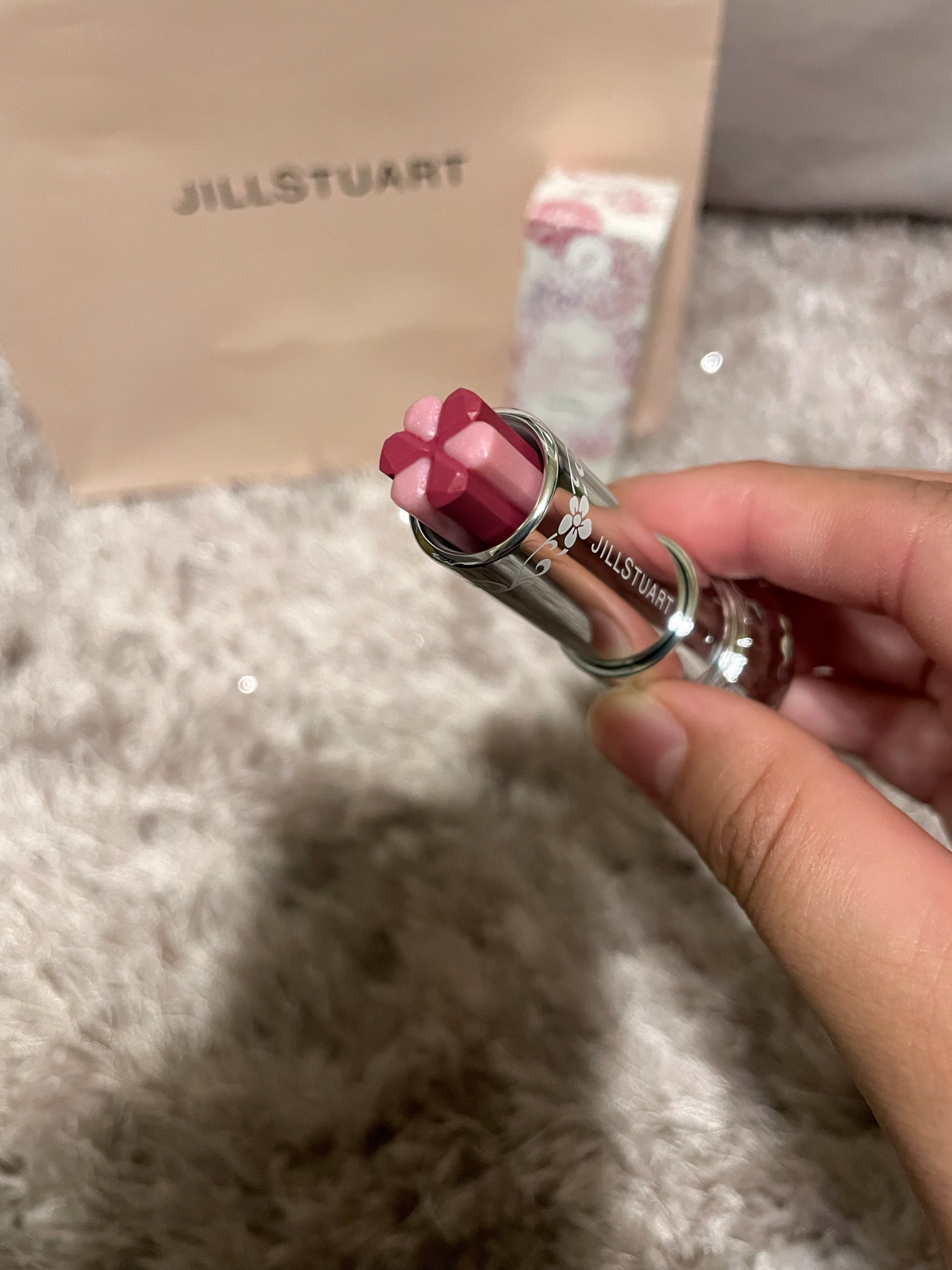 ジルスチュアート ブルーム リップ キャンディ 10 classy dahlia/JILL STUART/口紅を使ったクチコミ（1枚目）