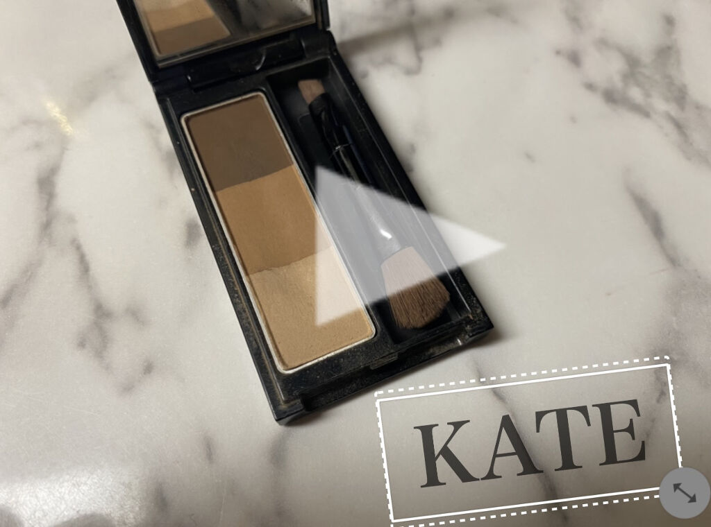 ケイト デザイニングアイブロウ3D/KATE/パウダーアイブロウを使ったクチコミ（1枚目）