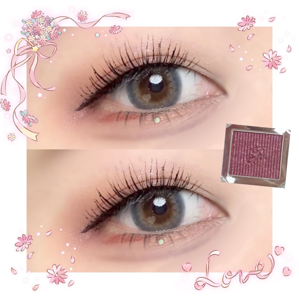 アイコニックルック アイシャドウ S110 secret my heart/JILL STUART/単色アイシャドウを使ったクチコミ（3枚目）