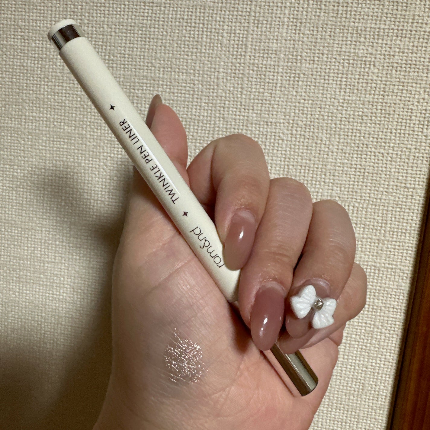 トゥインクルペンライナー/rom&nd/リキッドアイライナーを使ったクチコミ(1枚目)