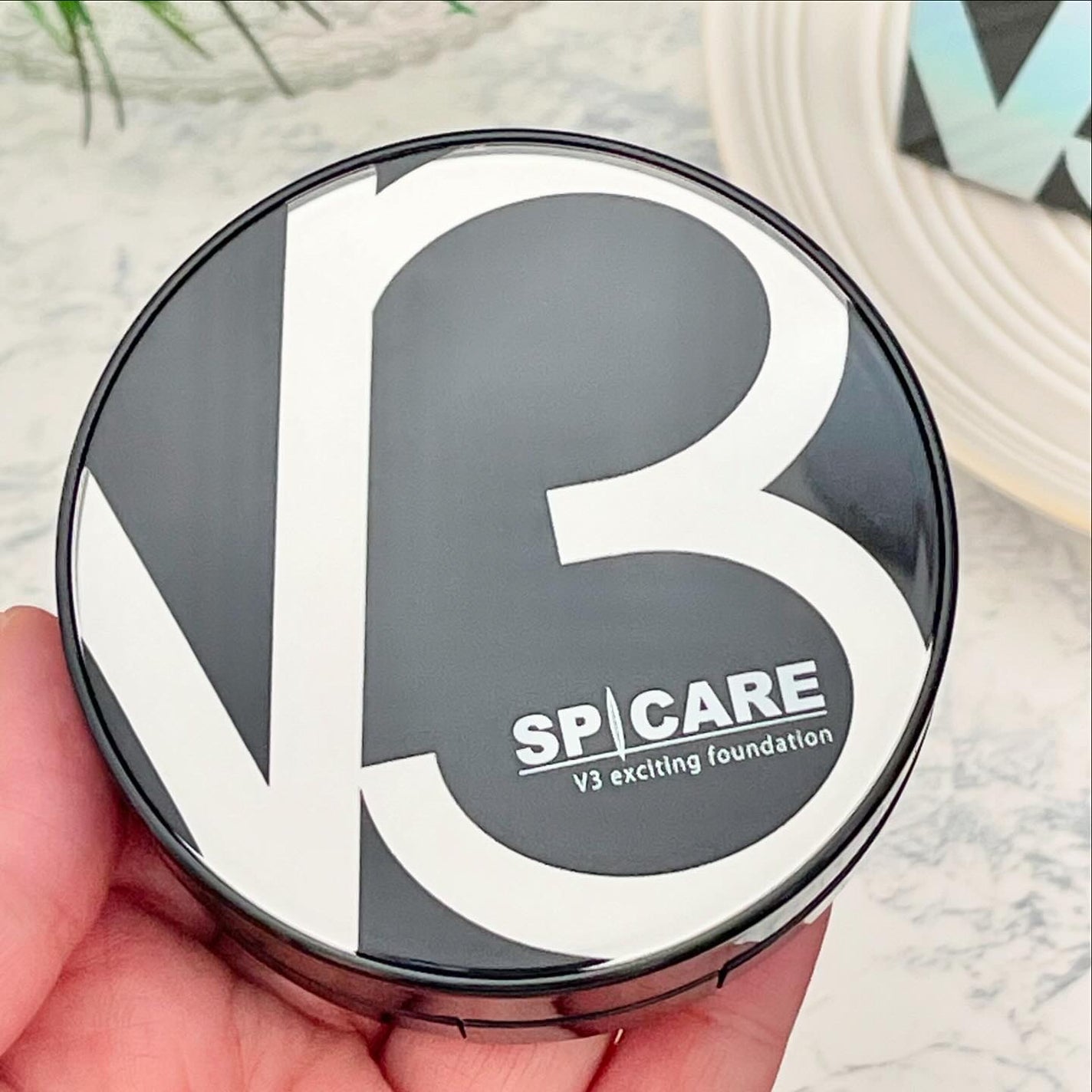 V3 エキサイティングファンデーション/SPICARE/クッションファンデーションを使ったクチコミ(4枚目)