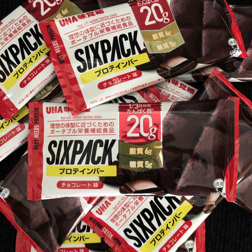 SIXPACK プロテインバー/UHA味覚糖/プロテインバーを使ったクチコミ(1枚目)