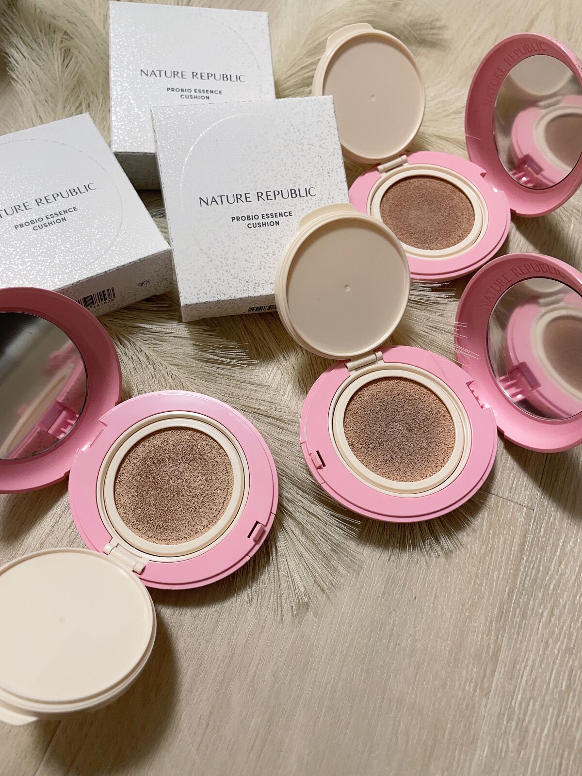 PROBIOエッセンスクッション/ネイチャーリパブリック/クッションファンデーションを使ったクチコミ(3枚目)