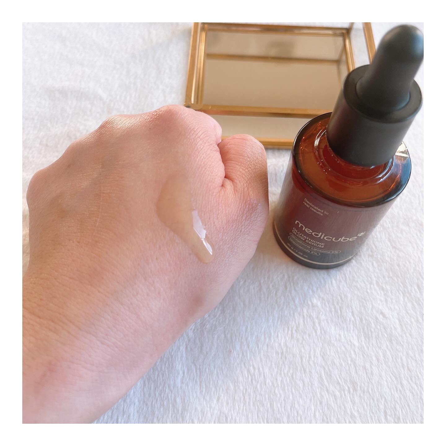 グルタチオングロウアンプル/MEDICUBE/美容液を使ったクチコミ（3枚目）