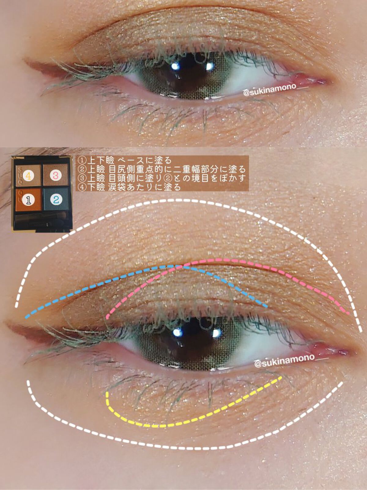 マイカラーチーク lavender/FAVES BEAUTY/パウダーチークを使ったクチコミ（2枚目）