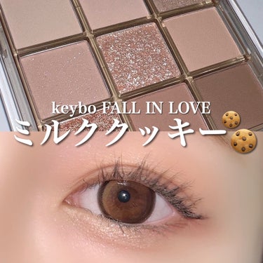 KEYBO FALL IN LOVE SHADOW PALETTE/keybo/アイシャドウパレットを使ったクチコミ（1枚目）