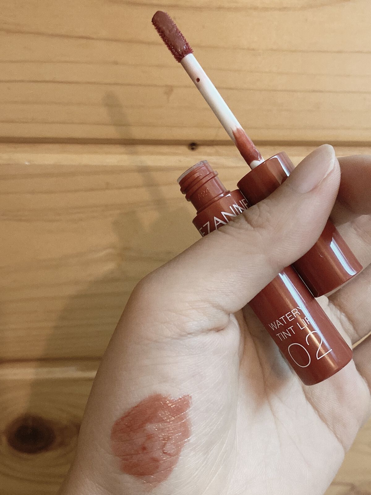 ウォータリーティントリップ/CEZANNE/リップティントを使ったクチコミ（2枚目）