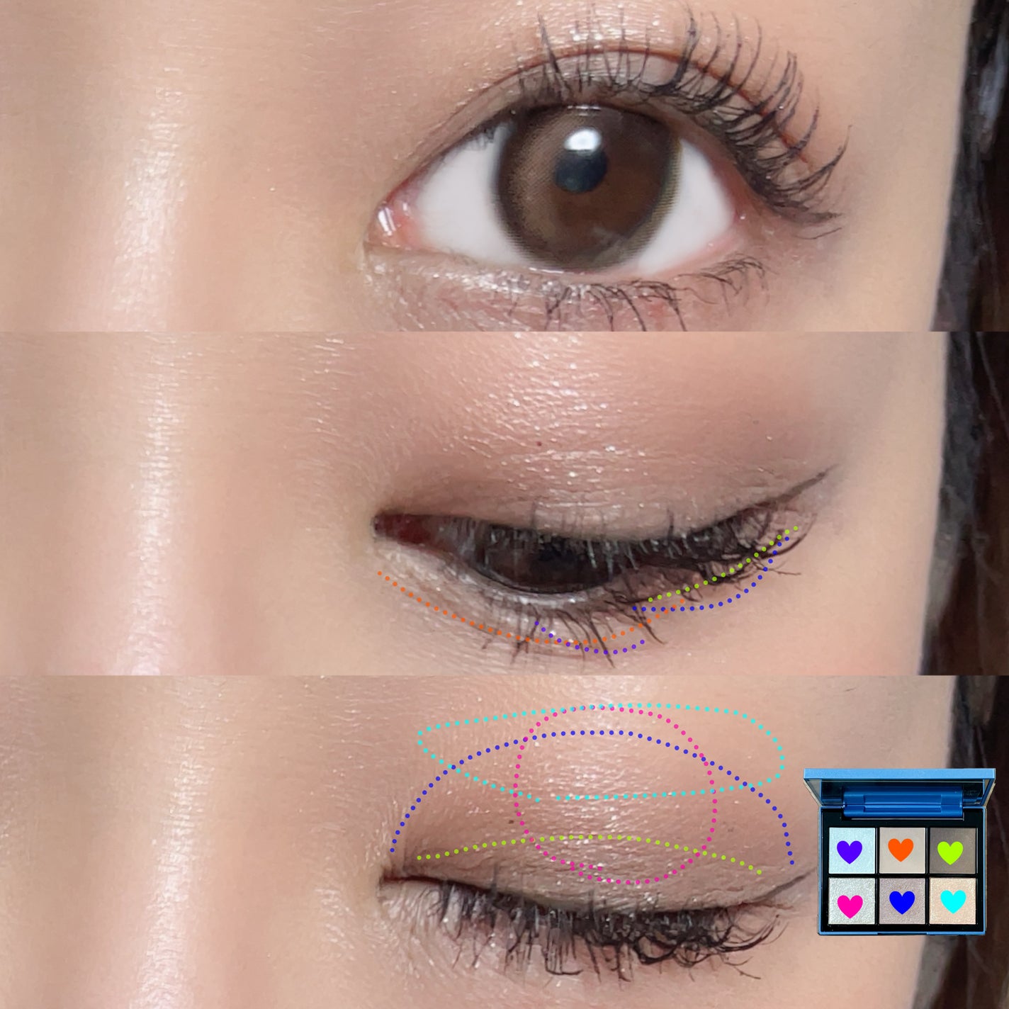 アイデザイナー/SNIDEL BEAUTY/アイシャドウパレットを使ったクチコミ(3枚目)