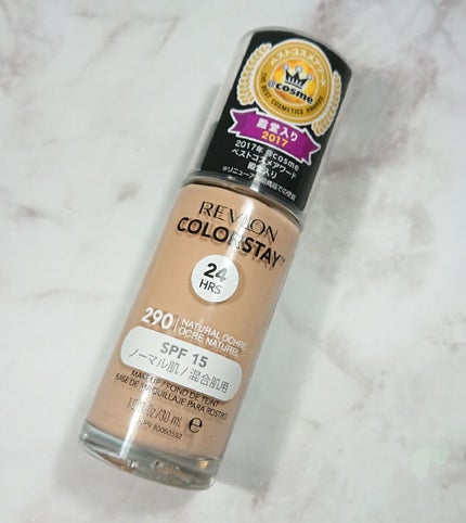 カラーステイ メイクアップ N/REVLON/リキッドファンデーションを使ったクチコミ(1枚目)