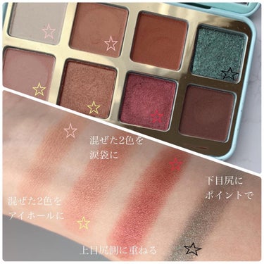 クリスマスコーヒー ミニ アイシャドウ パレット/Too Faced/パウダーアイシャドウを使ったクチコミ（2枚目）