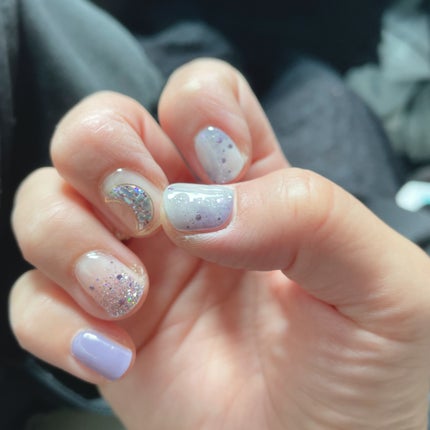 セミキュアジェルネイル(ハンド)/ohora/ネイルシールを使ったクチコミ(3枚目)