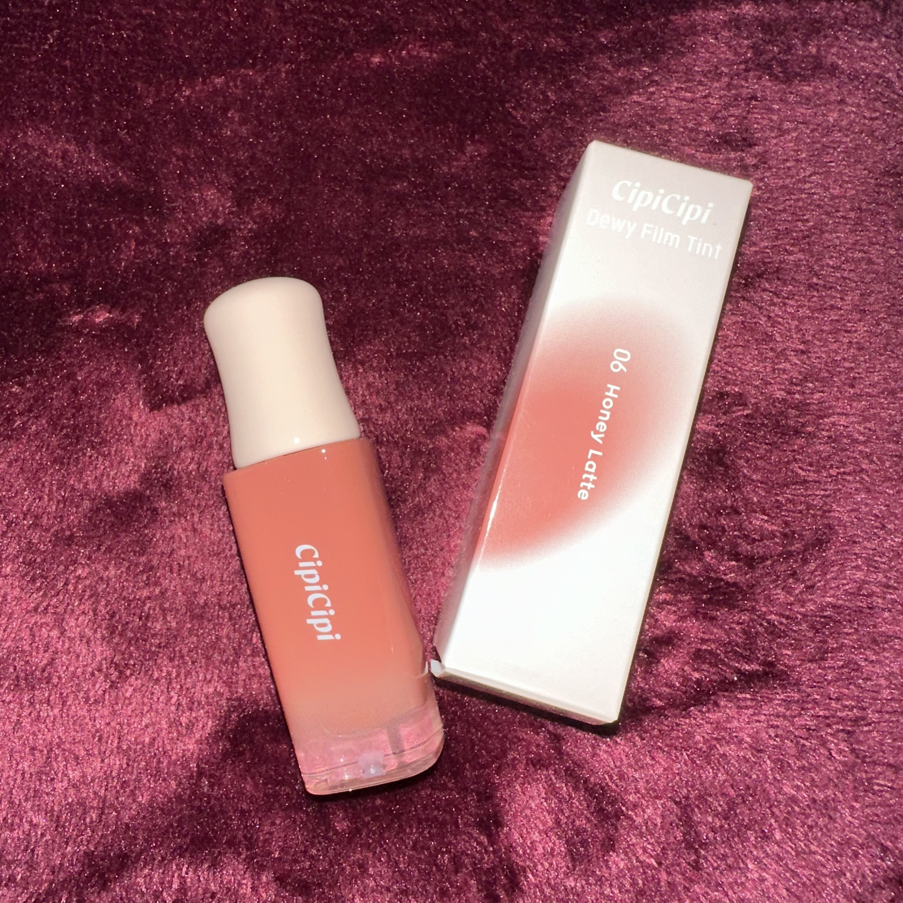 デューイフィルムティント 06 ハニーラテ/CipiCipi/リップティントを使ったクチコミ（1枚目）