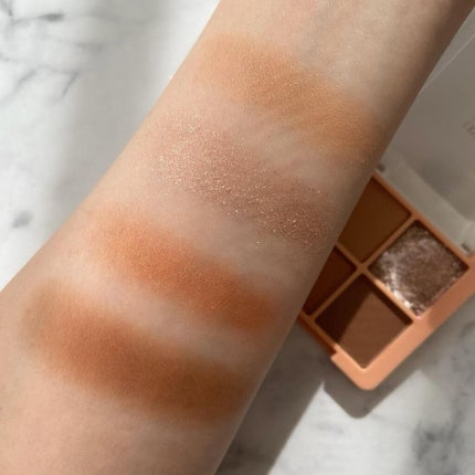 クリスタルハートロックシャドウ/BLACK ROUGE/アイシャドウパレットを使ったクチコミ(4枚目)