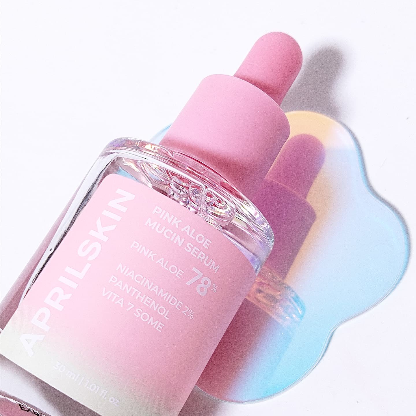 ピンクアロエムチンセラム/APRILSKIN/美容液を使ったクチコミ（1枚目）