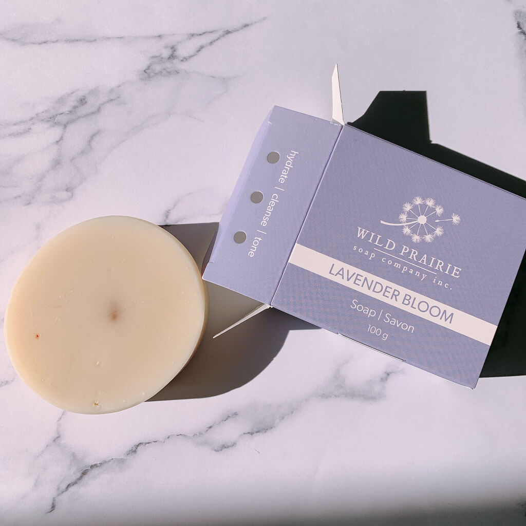 石けんラベンダーブルーム/Wild Prairie Soap/洗顔石鹸を使ったクチコミ（1枚目）