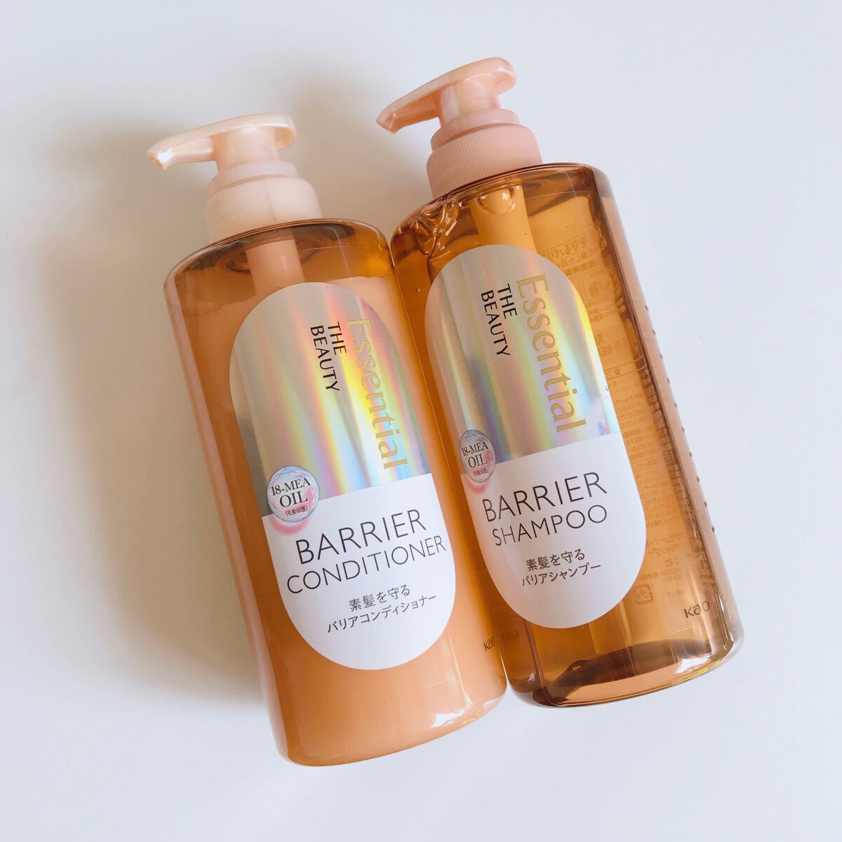 ザビューティ 髪のキメ美容素髪を守る バリアシャンプー/コンディショナー/エッセンシャル/シャンプー・コンディショナーを使ったクチコミ(1枚目)