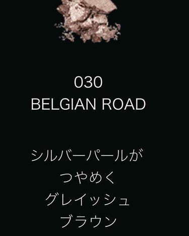 💜030
BELGIAN ROAD

ラメが綺麗でシルバーラメが好きな方や
似合う方にはぴったりかなと🙆

このシリーズはラメやパール
マットやツヤなどたくさんあるので
お気に入りが見つかると思います👌
初めて買ってみましたが満足です💜

見た感じよりもつけやすいブラウンだなと感じました☺️
指でつけるのがオススメです！！

少し落ちやすく感じたので
ベースは使った方がいいと思います💛

税別800でした💛の画像 その1