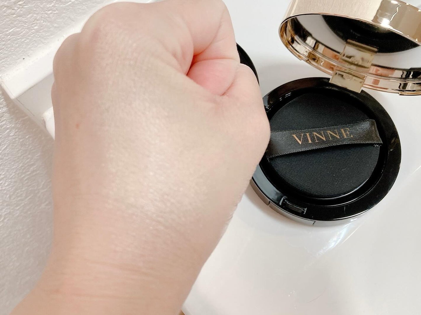 エッセンス ラディアンス クッション/VINNE /クッションファンデーションを使ったクチコミ(4枚目)
