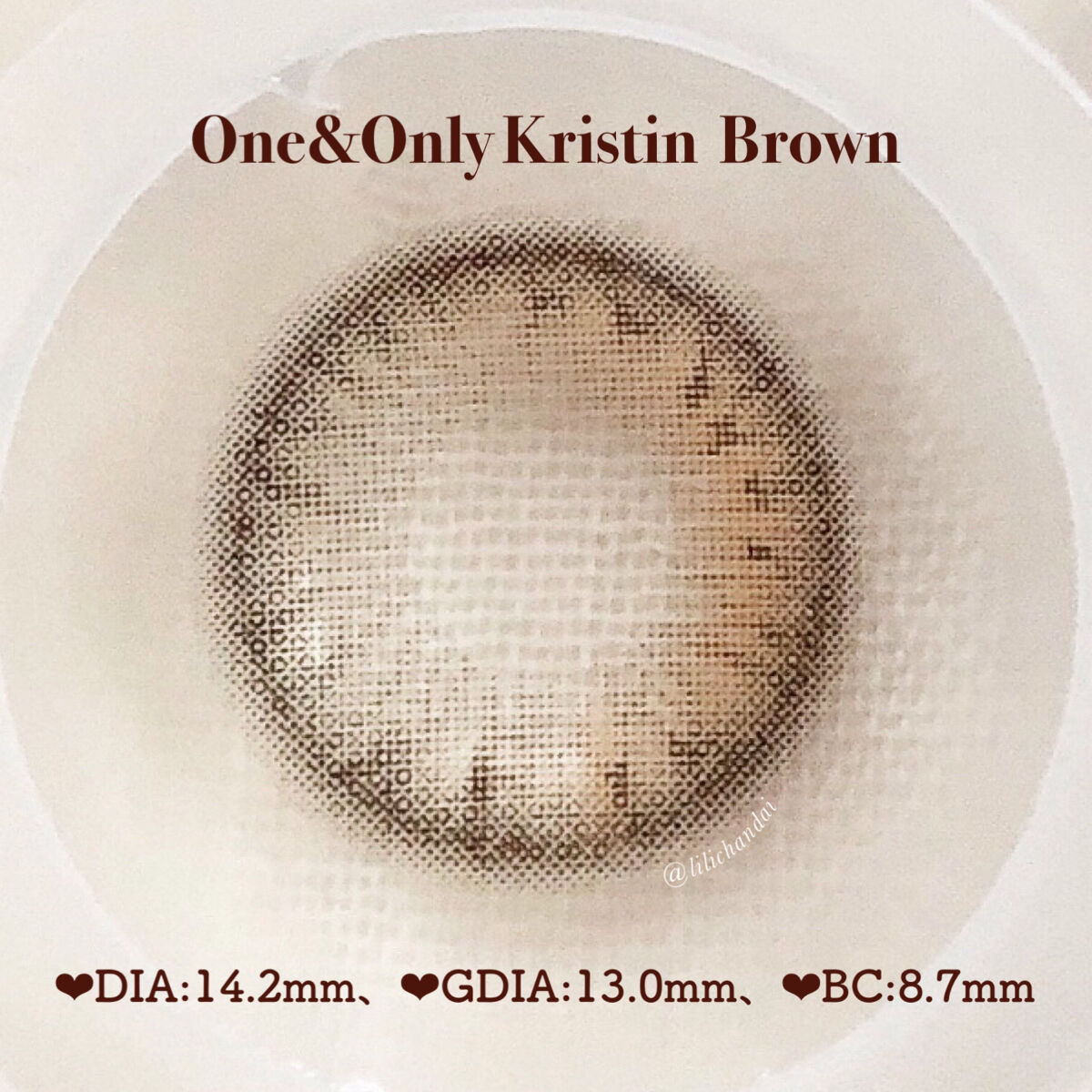 One & Only Kristin/Hapa kristin/カラーコンタクトレンズを使ったクチコミ（3枚目）