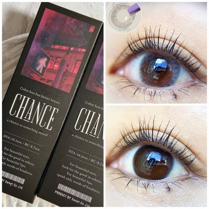 チャンス ワンデー/CHANCE/ワンデー(1DAY)カラコンを使ったクチコミ(4枚目)