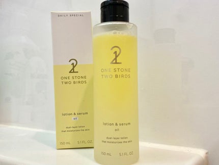 オイルインローション/ONE STONE TWO BIRDS/化粧水を使ったクチコミ(4枚目)