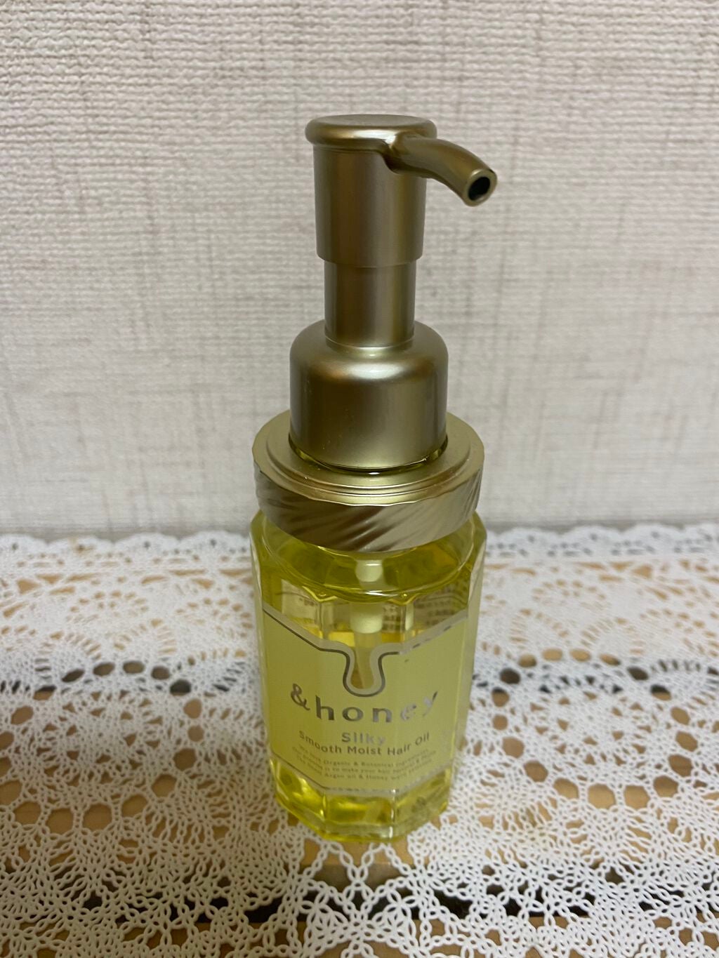 シルキー スムースモイスチャー ヘアオイル 3.0/&honey/ヘアオイルを使ったクチコミ(1枚目)
